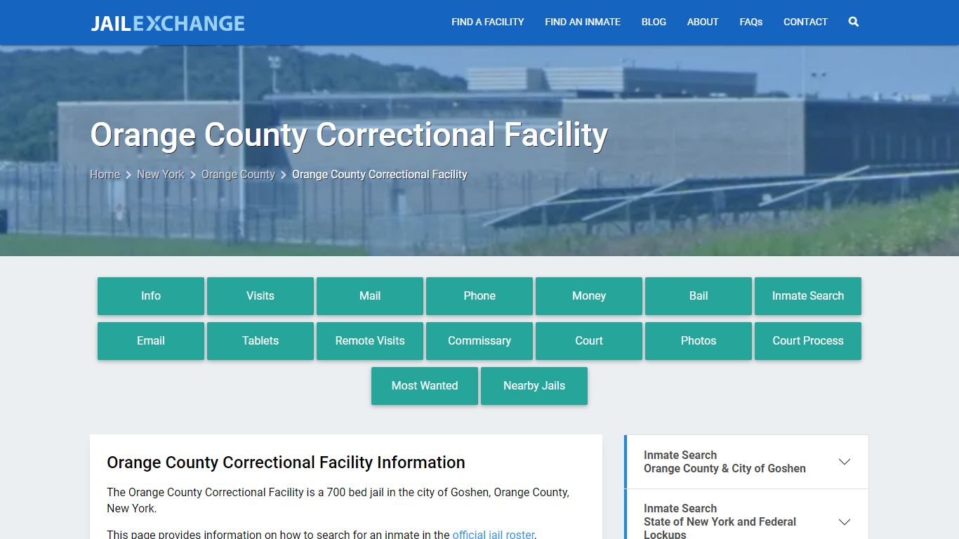 Orange County Correctional Facility - Jail Exchange